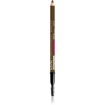 NYX Professional Makeup Powder Louder creion pentru sprancene cu pensula - imagine 2